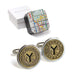 NYC Token Sterling Silver Cuff Links