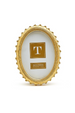 Gold Falcate Photo Frame