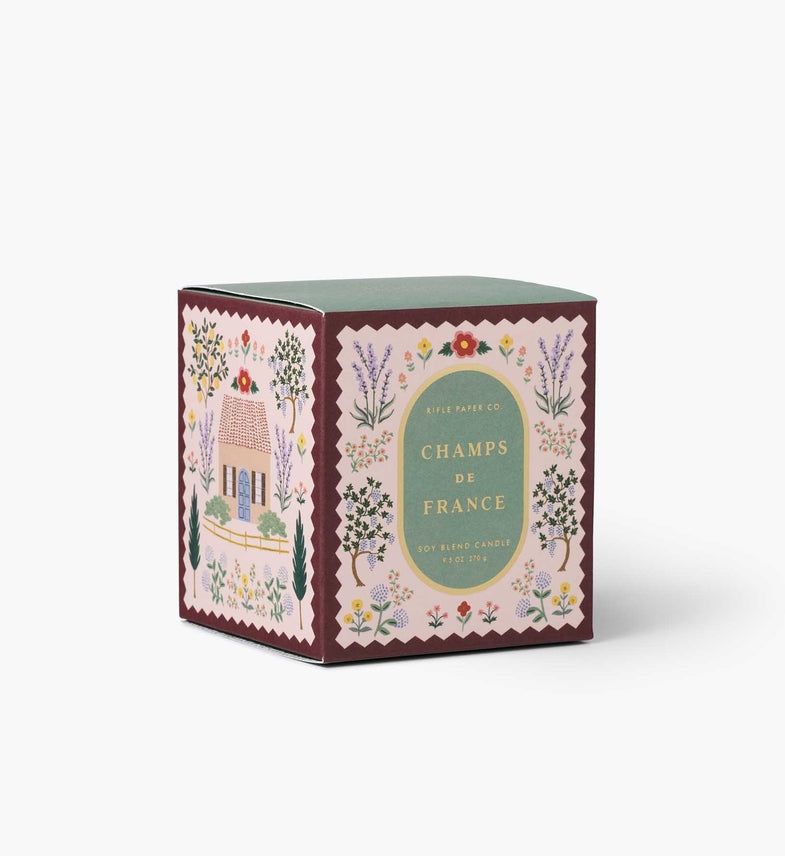 Country Farm Champs De France 9 oz Glass Candle