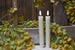 Spiral Taper Candle Realistic Flame 2 Pack