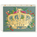 Queen Gold Embossed W/ Flowers Greeting Card