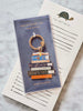 Book Club Enamel Keychain