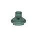 Small Ribbed Glass Candle Holder
