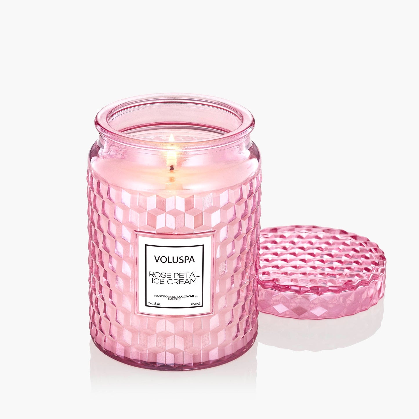 Rose Petal Ice Cream 18oz Large Jar Candle