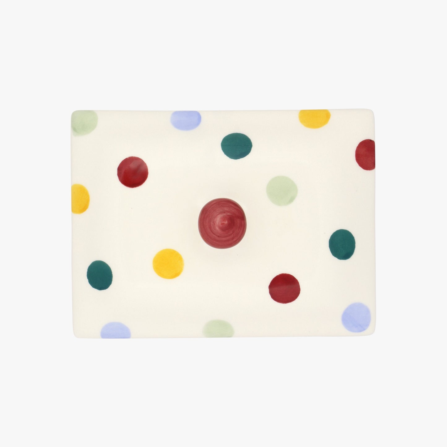 POLKA DOT SMALL BUTTER DISH