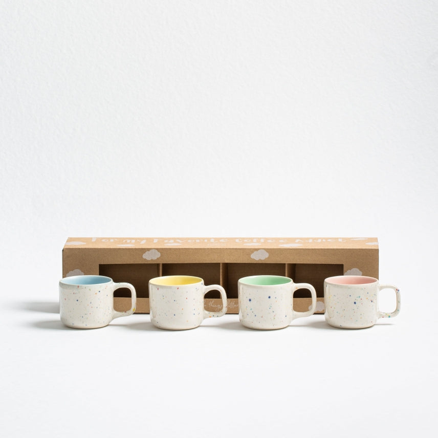 Breeze Party Out 4PC Espresso Mug Set