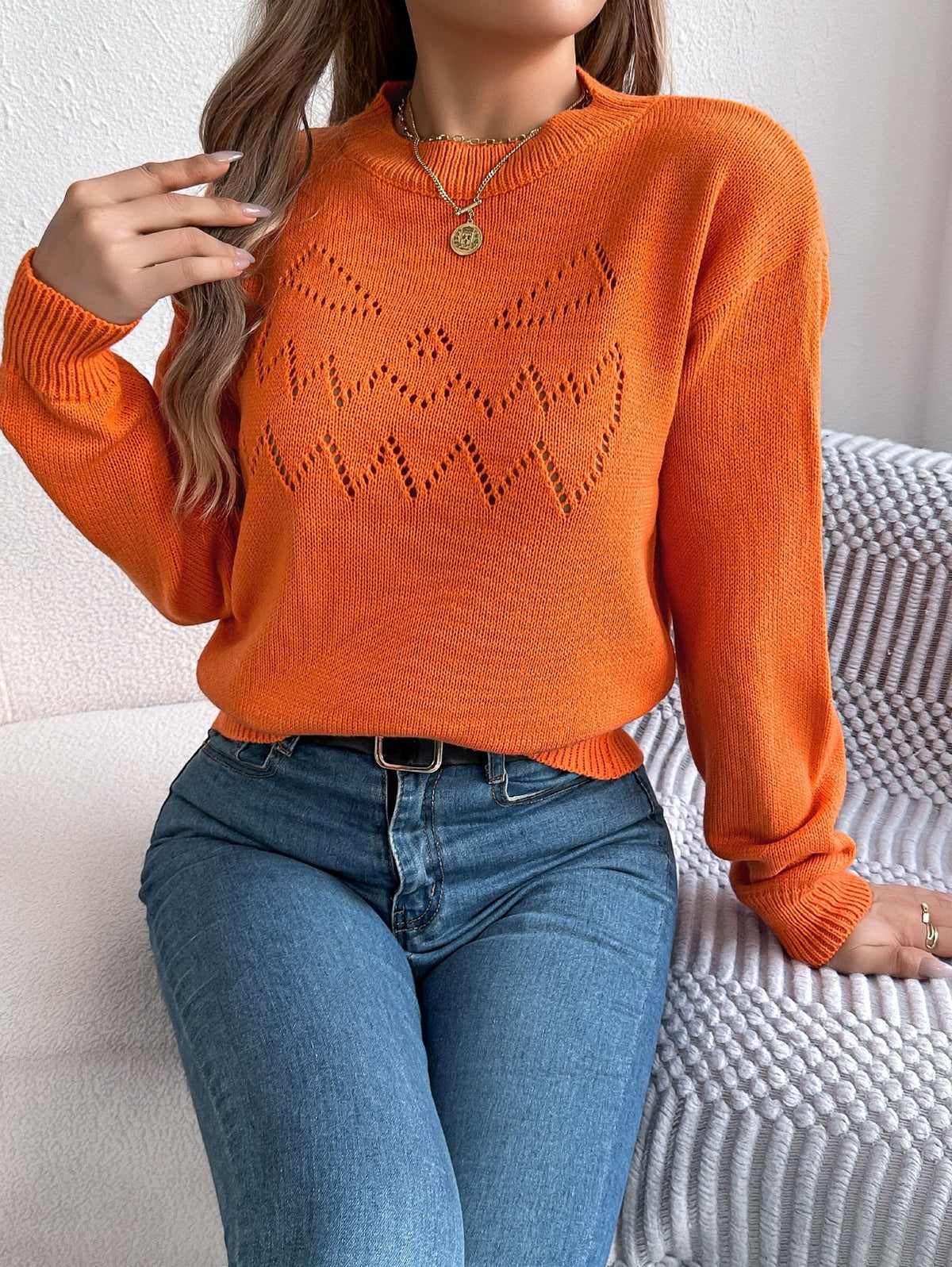 JACK O'LANTERN PULLOVER SWEATER
