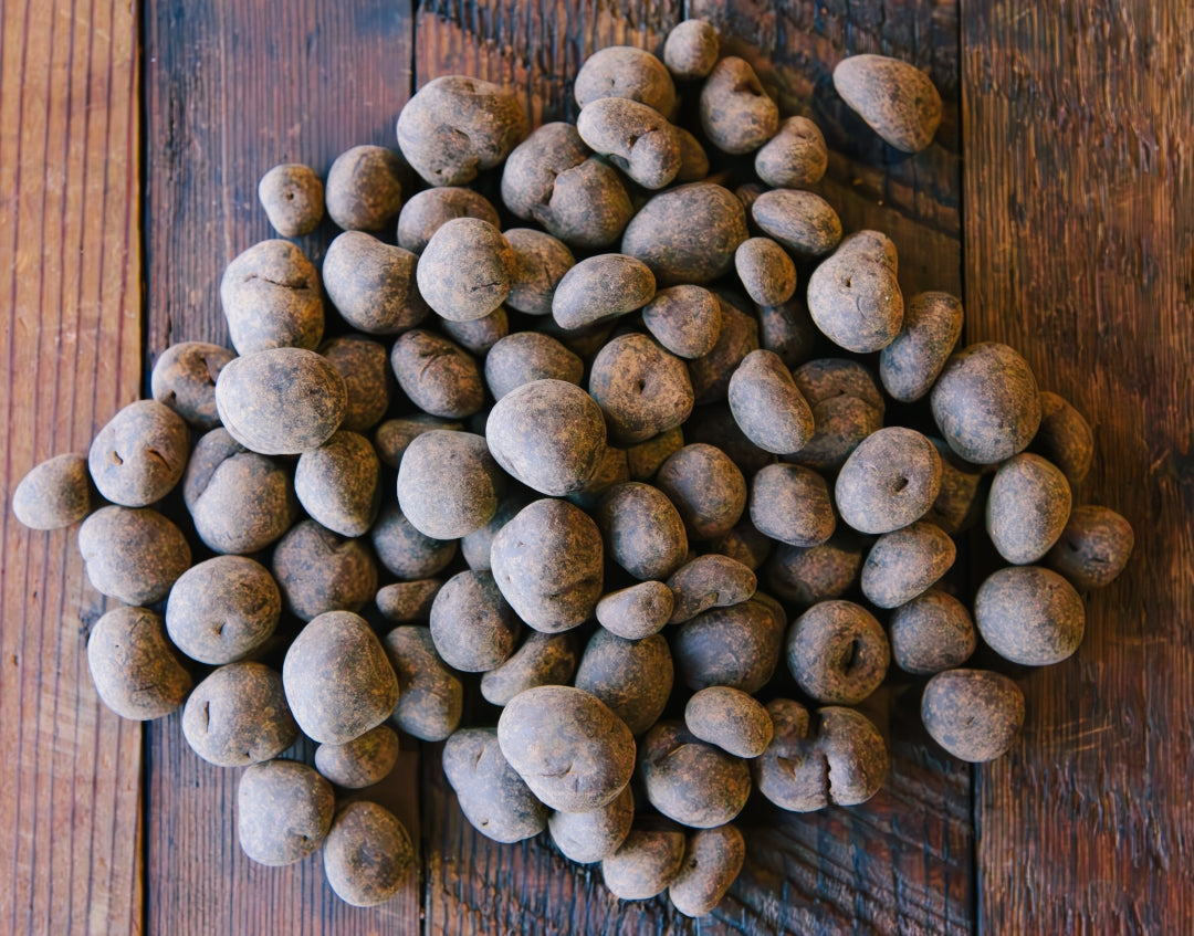 CHOCOLATE COVERED BUTTER TOFFEE HAZELNUTS