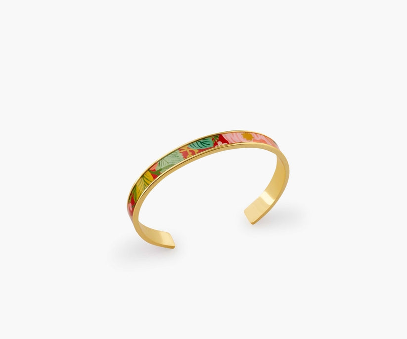 Garden Party Skinny Enamel Cuff