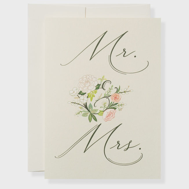 Mr. & Mrs. Greeting Card