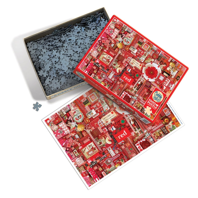 Red 1000pc Puzzle