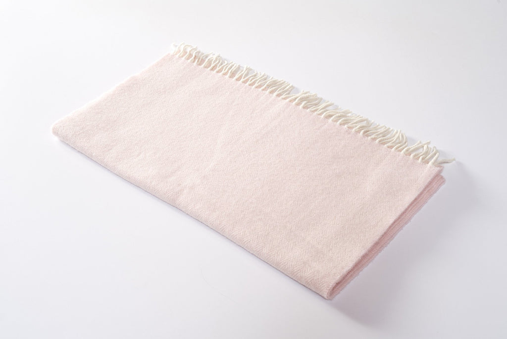 Cashmere blend baby blanket