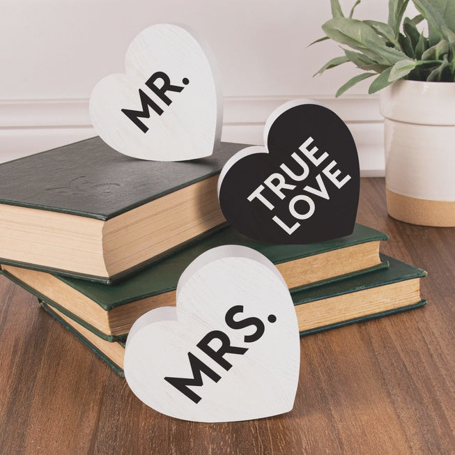 Mr. Mrs. True Love Shape Set