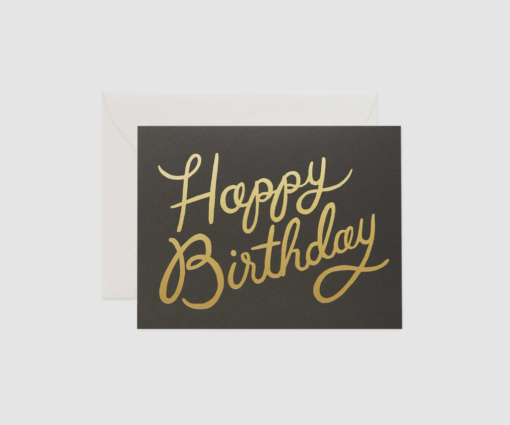 Shimmering Birthday Card