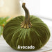 LARGE VELVET PUMPKIN