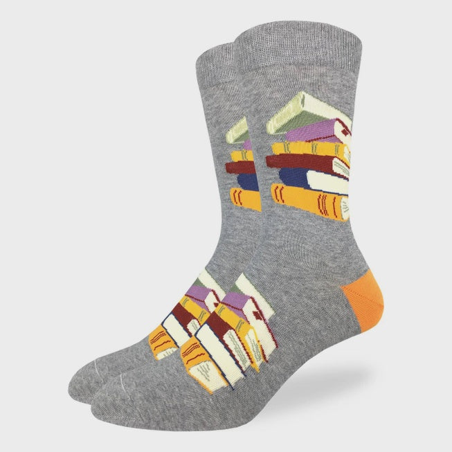 Men's Stack Of Books Socks