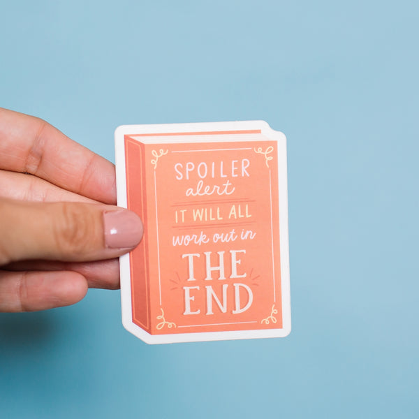 It Will All Work Out Book Sticker