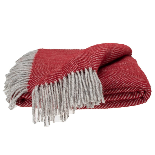 Highland Tweeds Wool Herringbone Throw