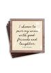 Quote Copper & Glass Coasters