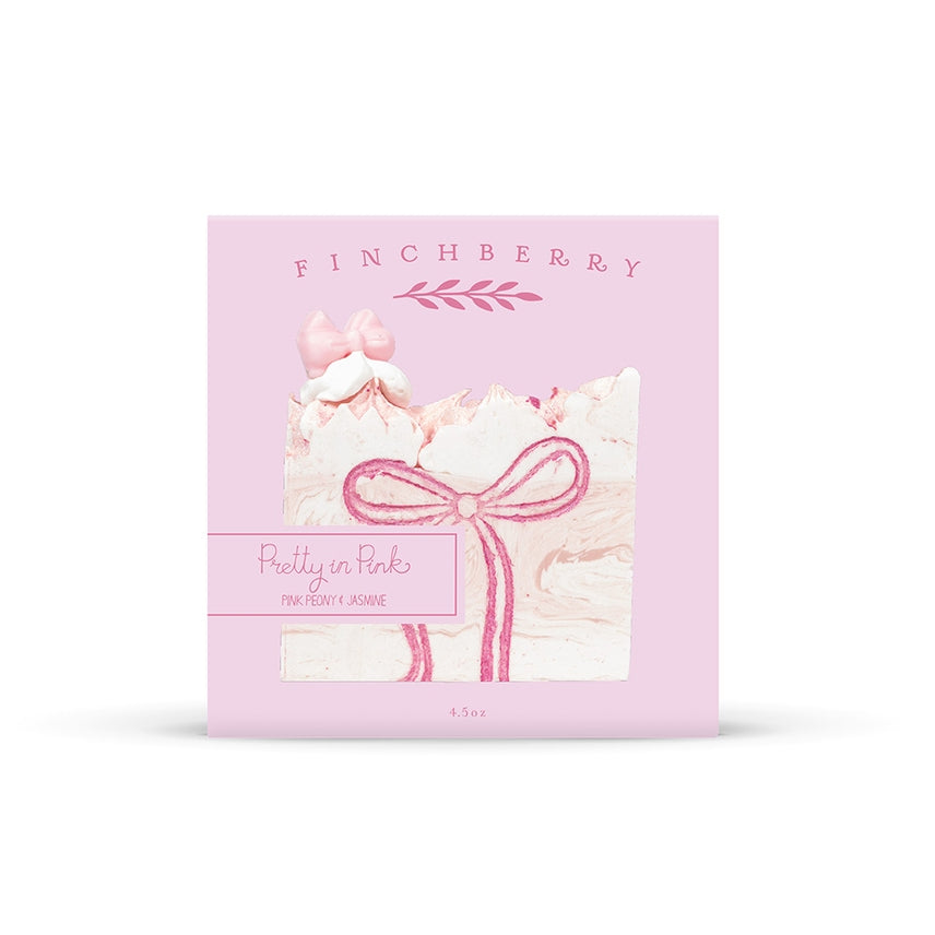 Pretty in Pink Boxed Soap W/ Pink Coquette Bow