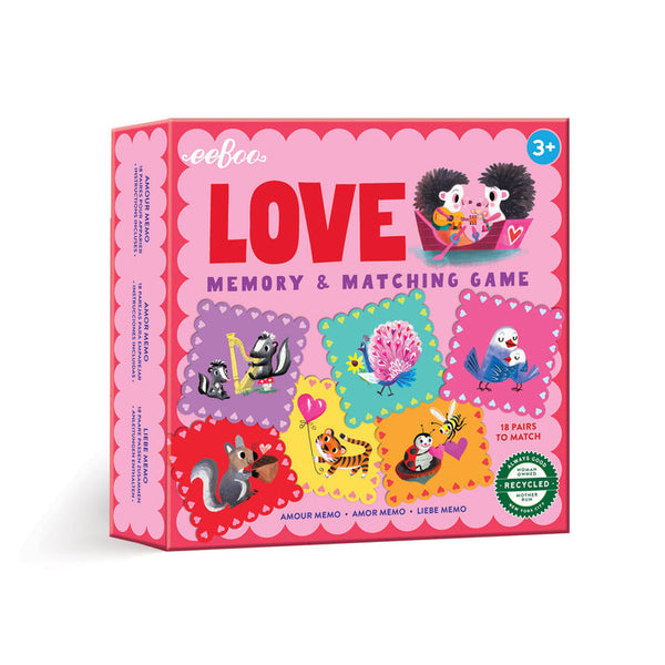 Valentine Love Little Square Memory Game