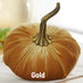 LARGE VELVET PUMPKIN