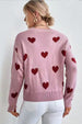 Pink Heart Sweater