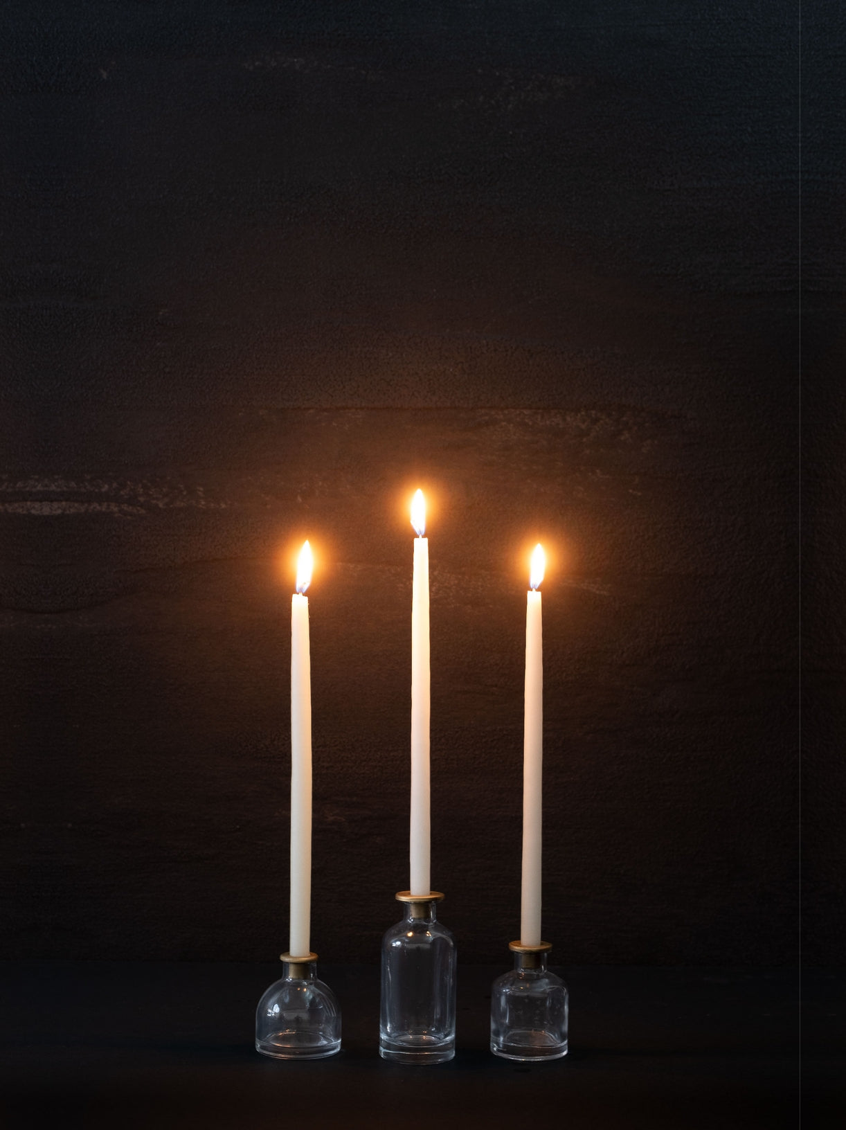Skinny Taper Glass Candle Holder