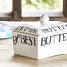A HALF POUND BUTTER DISH
