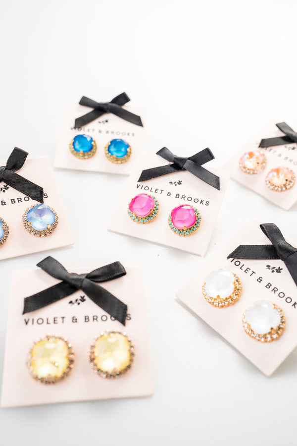 Jayne Crystal Trimmed Post