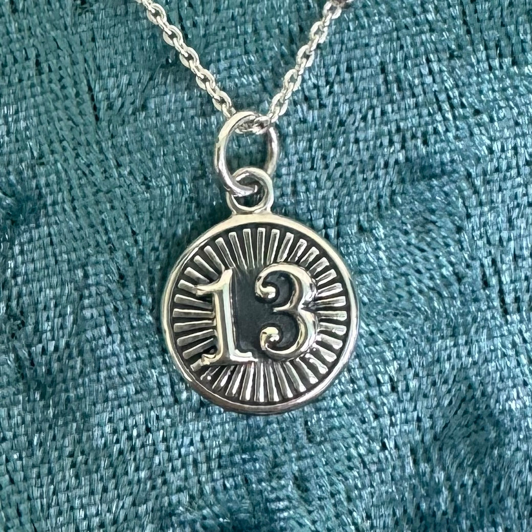 Lucky 13 Swiftie Circle Sterling Silver 18"
