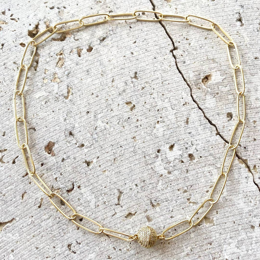 Magnetic Paperclip Chain Necklace