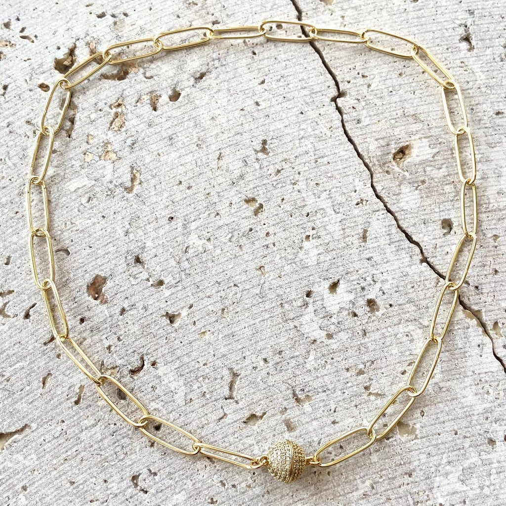 Magnetic Paperclip Chain Necklace