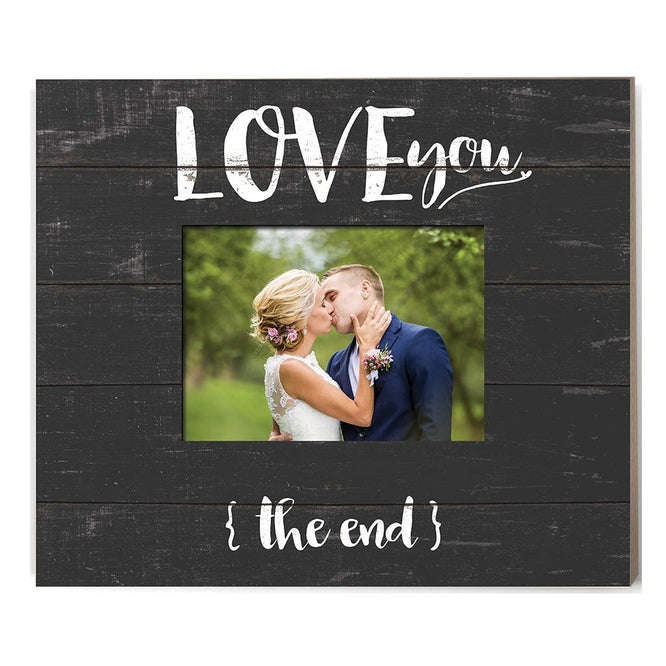 Love You Black Slat Frame