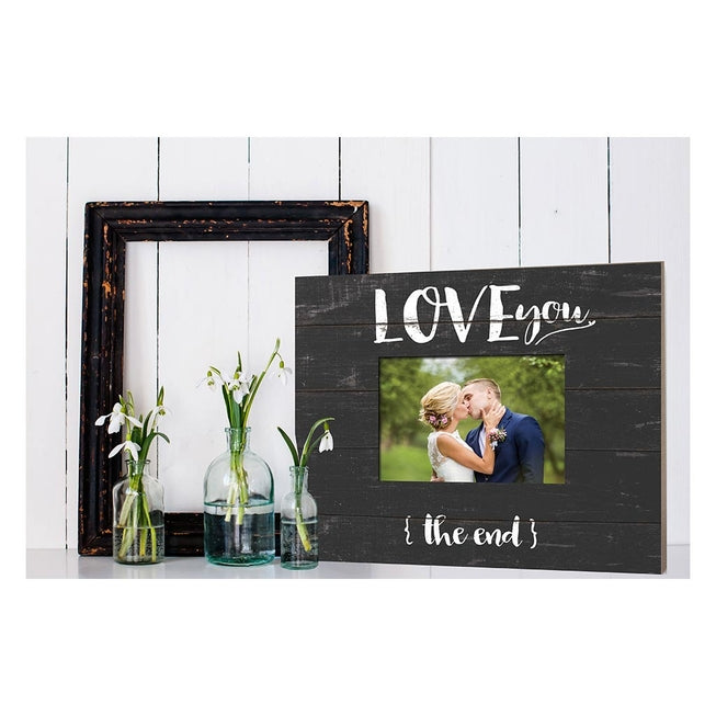 Love You Black Slat Frame