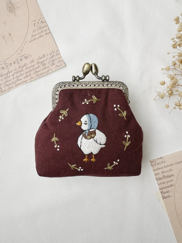 Embroidered Coin Purse