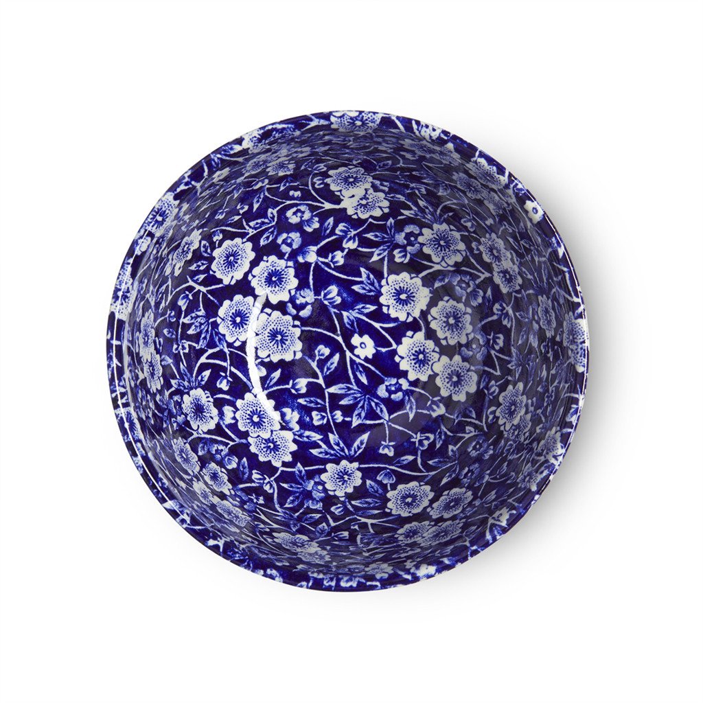 Blue Calico Mini Footed Sugar Bowl
