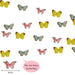 Pastel Butterfly Garland