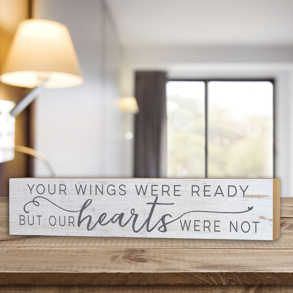 YOUR WINGS WERE READY ...