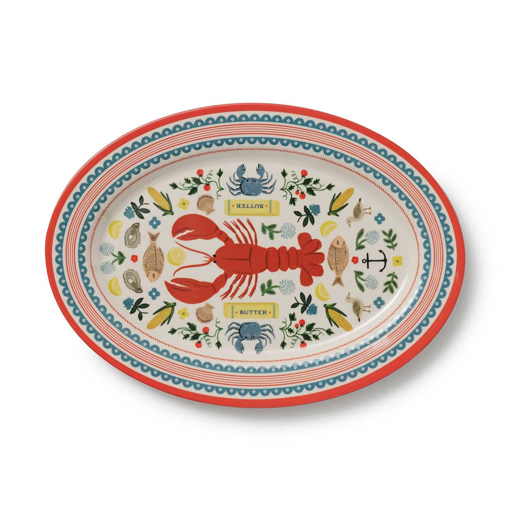 Seaside Melamine Serving Platter