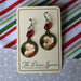 Retro Christmas Earrings