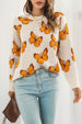LOOSE FIT BUTTERFLY SWEATER