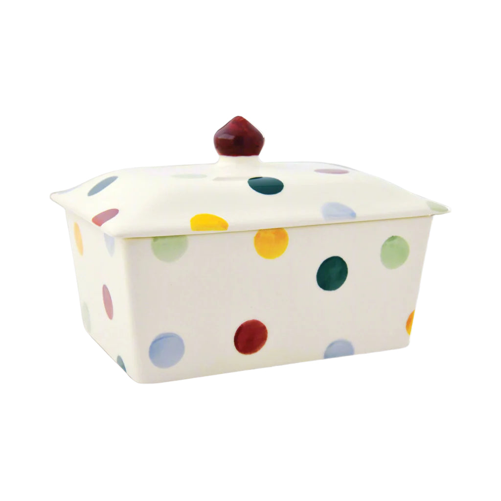 POLKA DOT SMALL BUTTER DISH