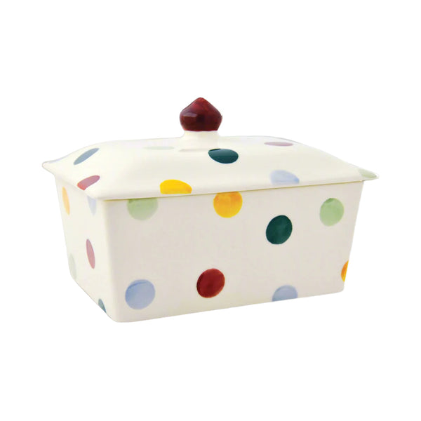 POLKA DOT SMALL BUTTER DISH
