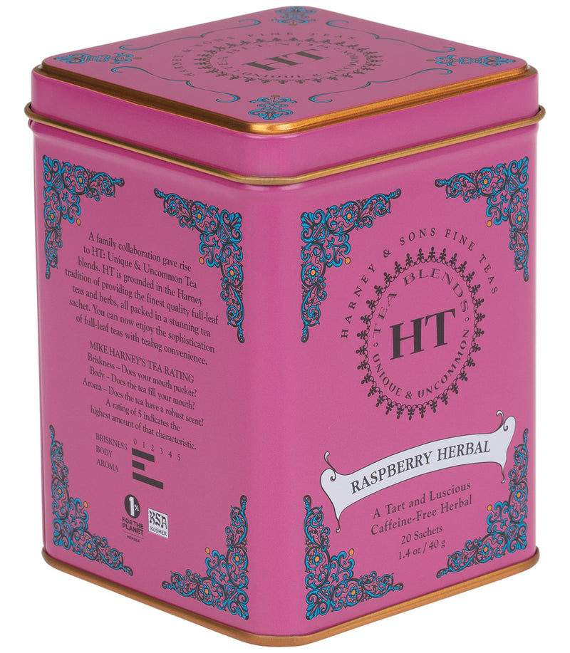 HT RASPBERRY HERBAL TEA  SACHETS