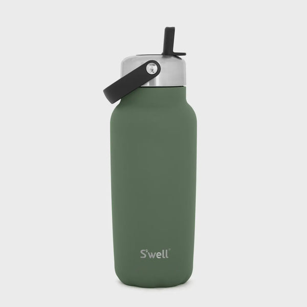 32oz Green Jasper Explorer W/ Flip Straw Lid