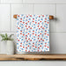Patriotic Waffle Weave Kitchen Tea Towel