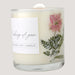 In Lieu of Flowers: Sympathy Floral Candle