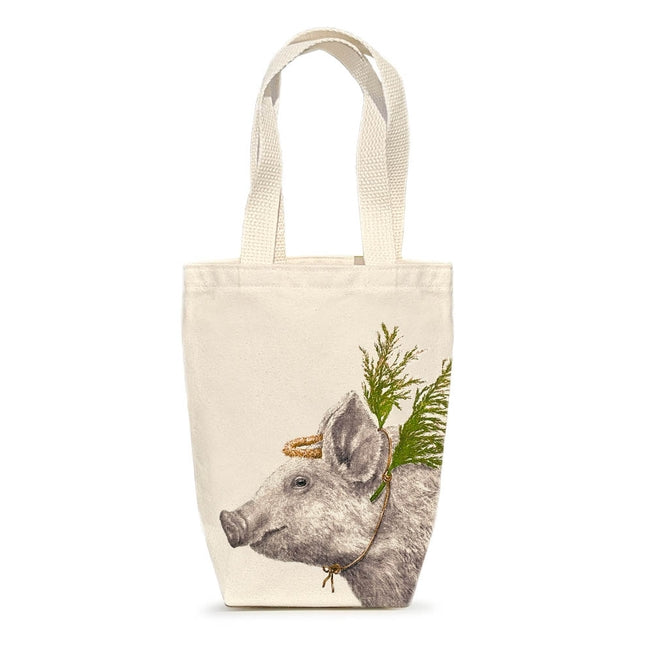 Holiday Canvas Cotton Tote Bags