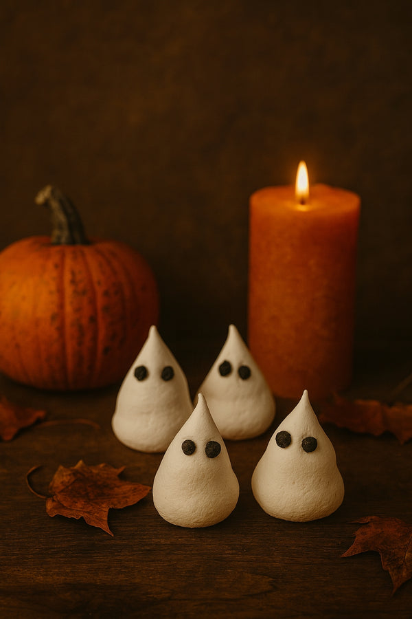 HALLOWEEN BOO MERINGUES